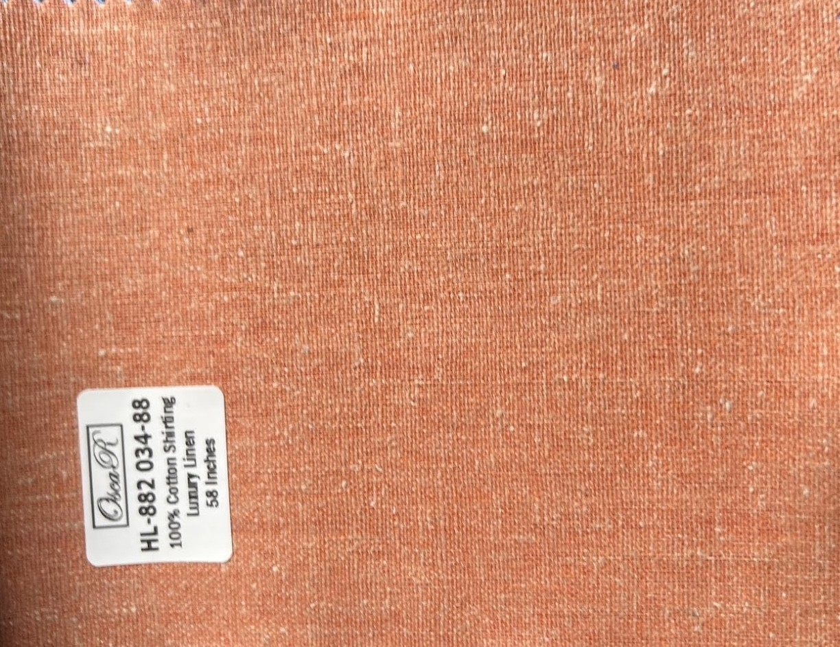 Orange Cotton Shirt Fabric: The Ideal Choice for Every Season